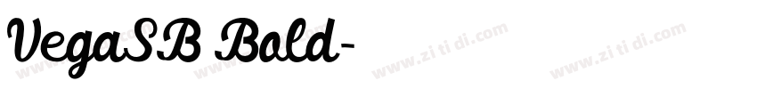 VegaSB Bold字体转换
